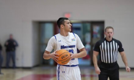 Macs Lose Hard-Fought Game to Manhattanville, 19- Point Comeback Falls Just Shy