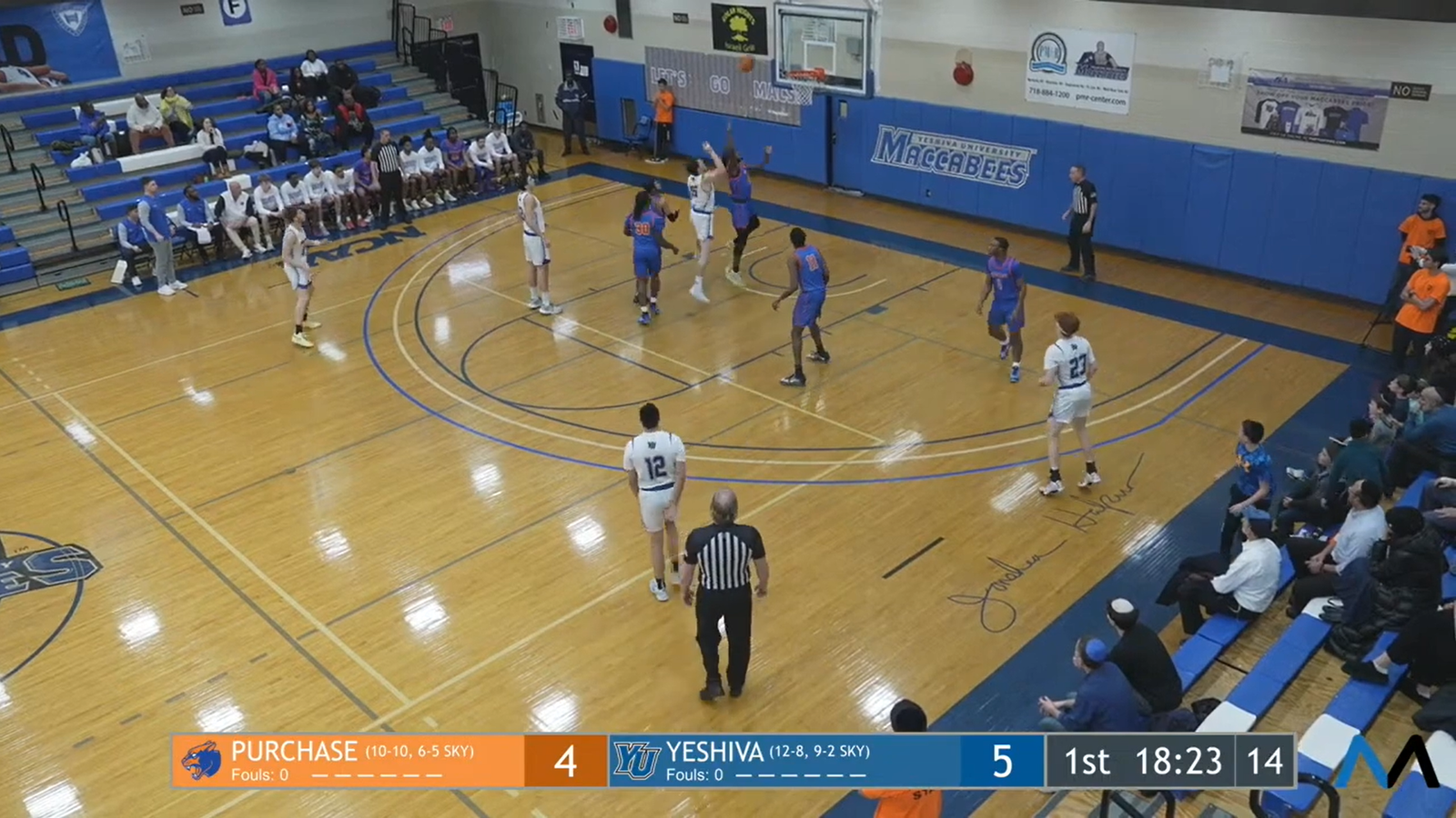 MBB HIGHLIGHTS YU MACS VS PURCHASE PANTHERS 02-09-2025 , YU MACS Game Videos Nov 2024 – January 2025