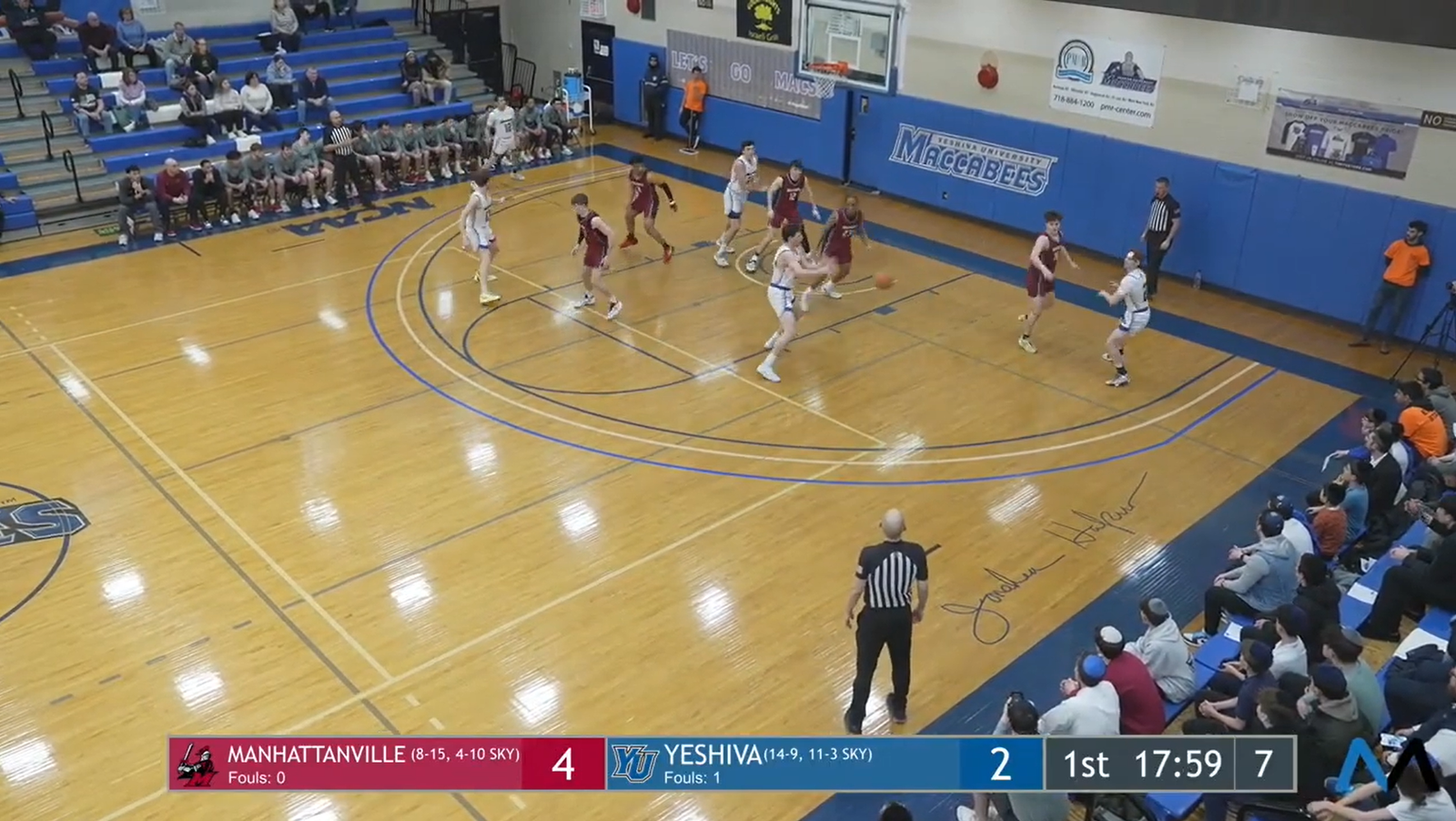 MBB HIGHLIGHTS YU MACS VS MANHATTANVILLE VALIANTS 02-19-2025 , YU MACS Game Videos Nov 2024 – January 2025